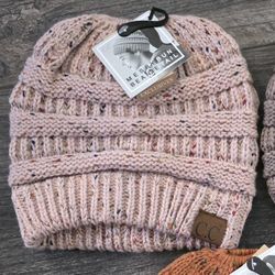 CC Messy Bun Beanie 