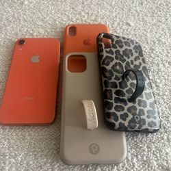 Coral iPhone XR 11 Includes 3 Cases 