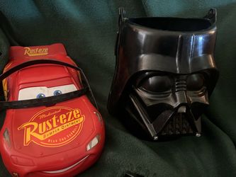 Halloween Darth Vader Lightning McQueen Candy Buckets