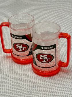 San Francisco 49er Crystal Freezer Mugs