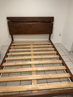 Queen Size Bed & Headboard For Sale