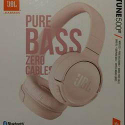 JBL TUNE 500BT Wireless On-Ear Headphones with Built-in Microphone & Remote Pink

