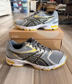 Men's ASICS GEL-DS Trainer 14 Shoes - White/Tai Chi Yellow - Size 9, 9.5, 10, 13