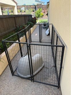 Outside kennel