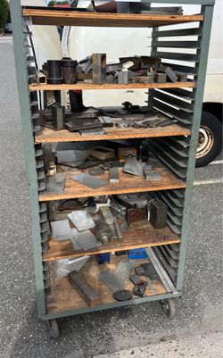HEAVY DUTY 25 TIER STEEL ROLLING RACK