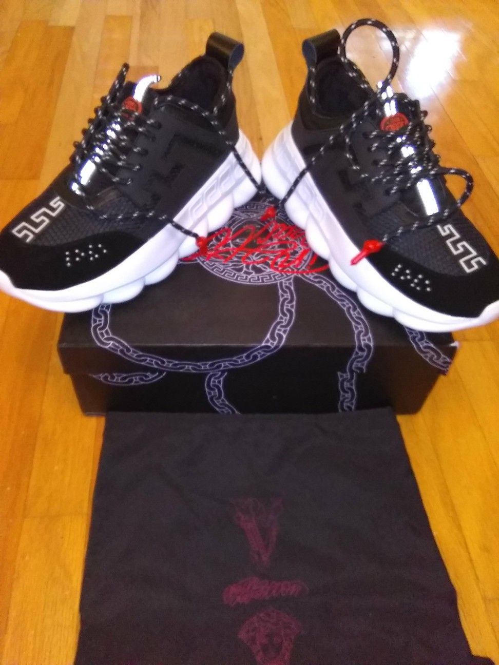 VERSACE CHAIN REACTION SNEAKERS