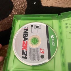 NBA 2K21 Xbox One Game Disc