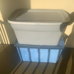 2 Large Tubs Not Perfect 