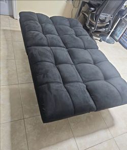 Black Tufted Futon Mattress sofa bed