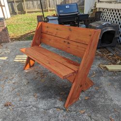 Handmade Wooden Bench