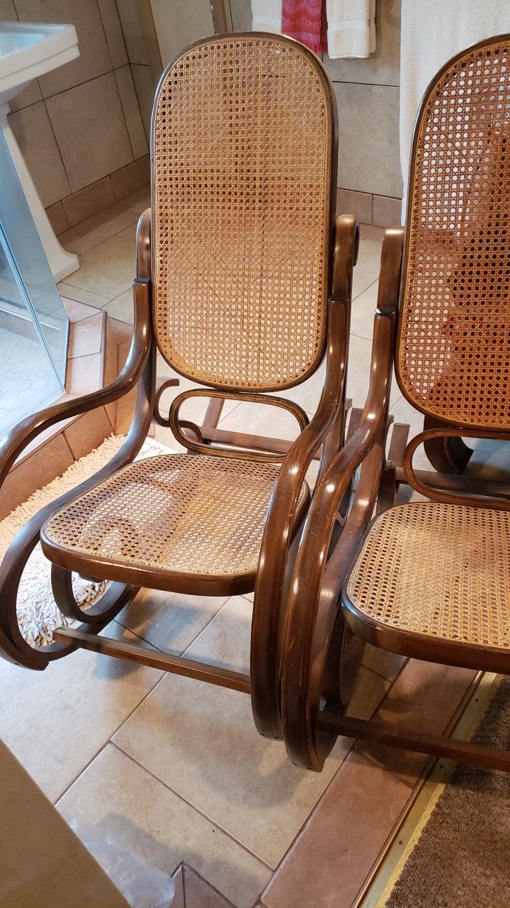 Vintage Bentwood Rocking Chairs