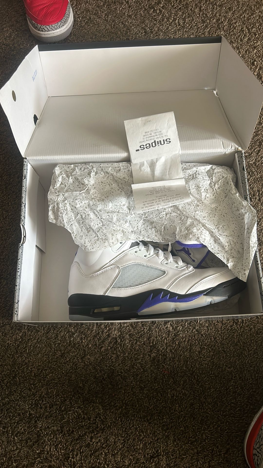 Air Jorden Retro Jordan 5 Size 8.5