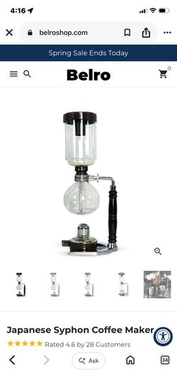 Akebonno syphon coffee maker