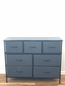 Sturdy Dresser with Fabric Drawers