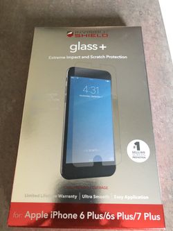 Invisible Shield glass+ for iPhone 6 Plus, 6s Plus & 7 Plus