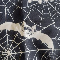 Halloween Bats and spiderwebs 🕸🦇drawstring Backpack.gym bag etc. Collapsible water proof