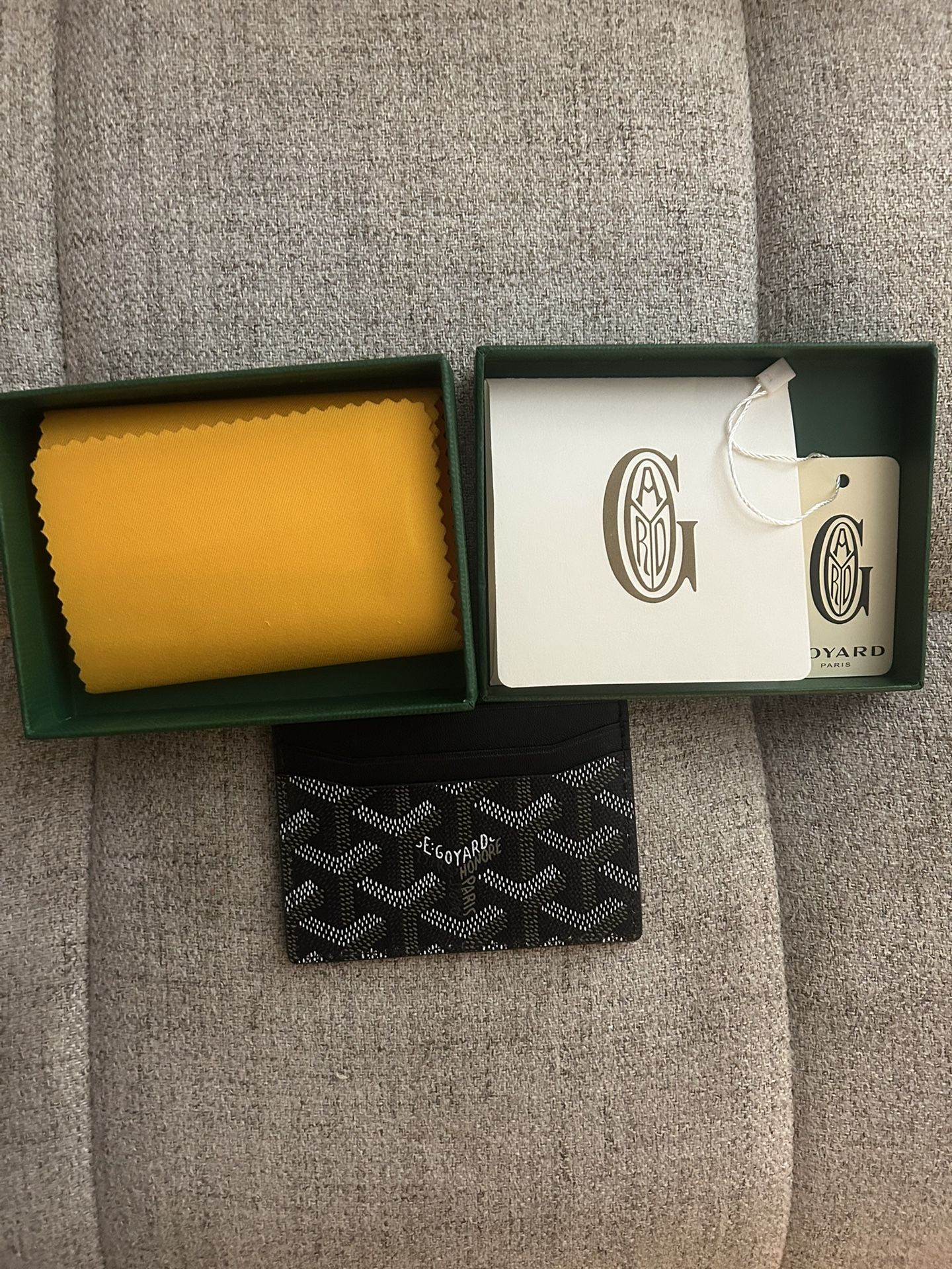 Goyard Card Holder New Black
