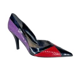 J.Reneé Women's Kipp Multi Color Pump Vintage Event Occasion Party Event Sz 9.5M