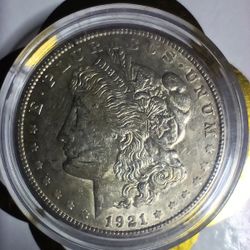 1921 S Morgan Silver Dollar 