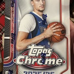 2025 Topps Chrome Basketball (NBA) Hobby Box