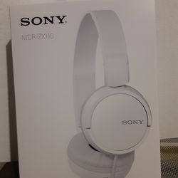 Sony White Headphones 