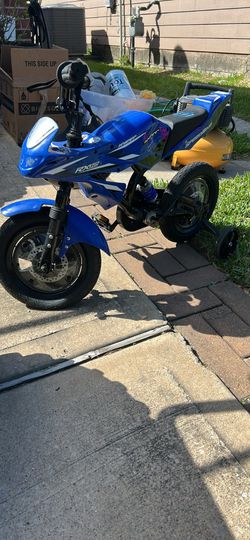 Kids bike and helmet