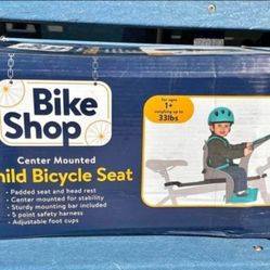 Bike Shop Center Mount Front
Facing Child
Carrier