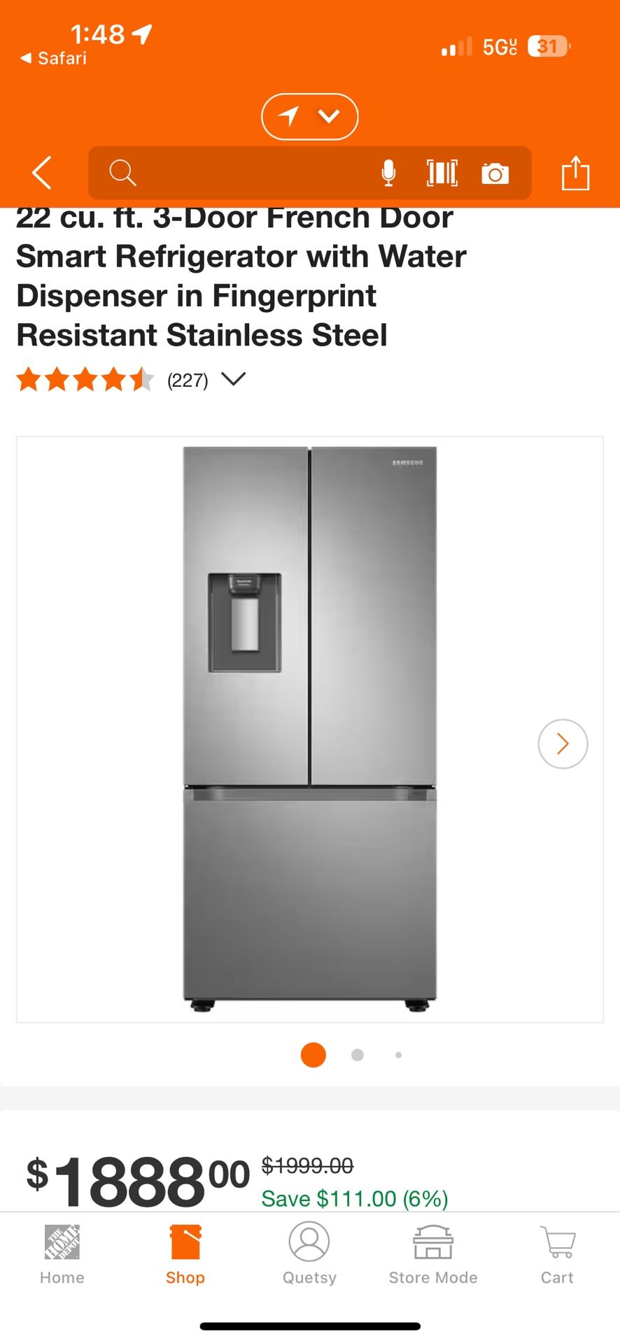 Samsung Double Door Refrigerator