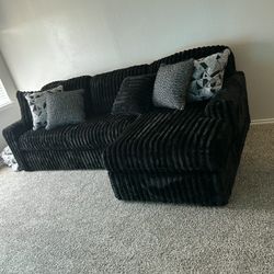 Black Sectional 