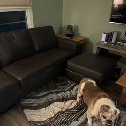 Couch With Ottoman 