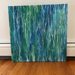 Abstract Painting 20”x20” Original Artwork Local Artist 