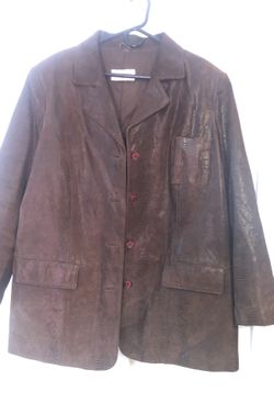 Venezia 2XL Brown Genuine Leather Jacket