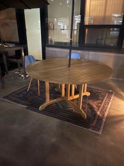 Coming Soon – Westminster Teak 71” Round Dining Table – Available This Week