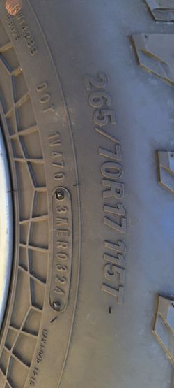 New tires don't even have three mop 3 mi on them rims included eagle alloy rims
