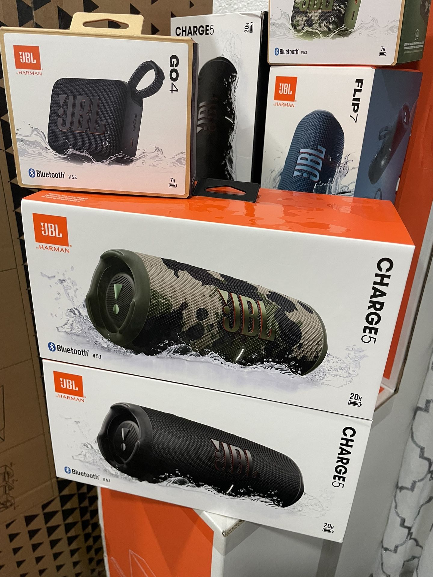 Jbl Charge 5 Speaker Bluetooth Bocinas Parlantes Equipos De Música