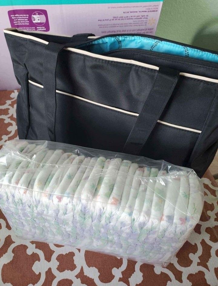 Baby Diaper Bag With Diaper