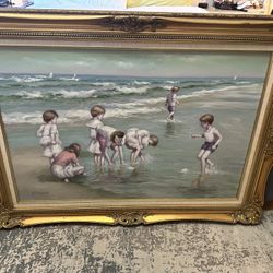 Oil painting on canvas – vintage