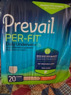 Prevail disposable underwear