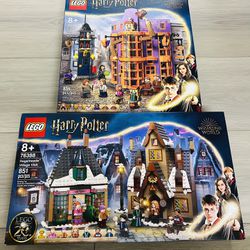 2 Sets LEGO Harry Potter: Hogsmeade Village Visit - Diagon Alley ..