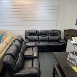 COMFY NEW SANTIAGO RECLINING SOFA AND LOVESEAT SET ON SALE ONLY $1099. IN STOCK SAME DAY DELIVERY 🚚 EASY FINANCING 