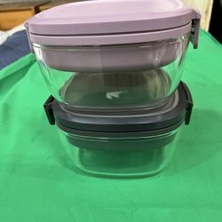 Bentgo Glass Salad Container, 2-pack