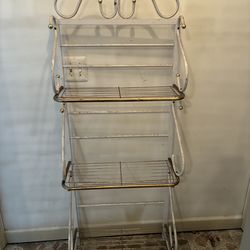 VINTAGE MID CENTURY BAKERS RACK