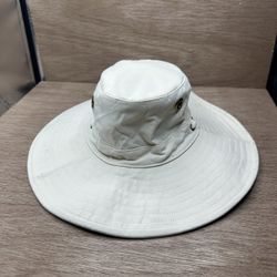 Rare Original Tilley Hat Size 6 3/4 Tan Canvas Beige Cap Vintage Men’s
