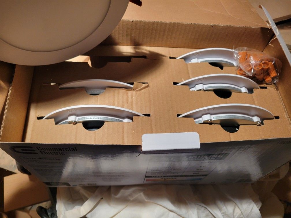 Commercial Electric Recessed Lights 6 Pack