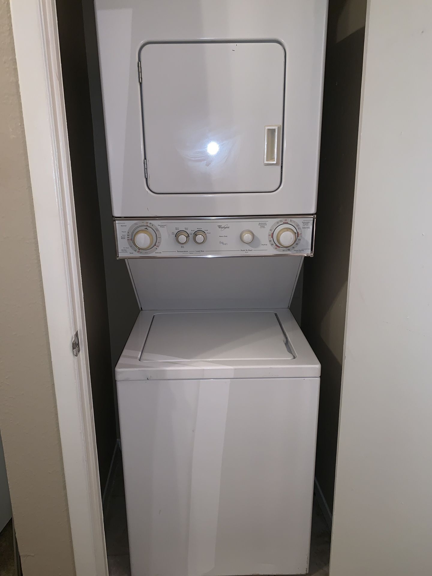 Whirlpool Stackable Washer Dryer Combo