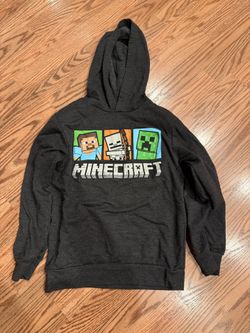 Minecraft Boys Hoodie Size 10/12