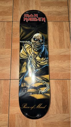 Zero x Iron Maiden collab skateboard