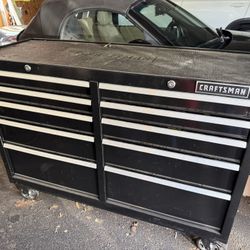 Craftsman Tool Chest 52 Inch Black Ball Bearing 2000 Series 