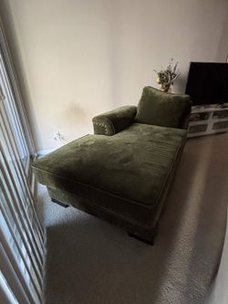 Green Chaise Lounge Couch