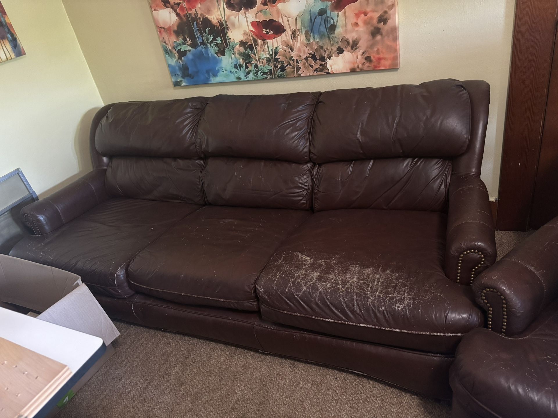 Free Leather Couch